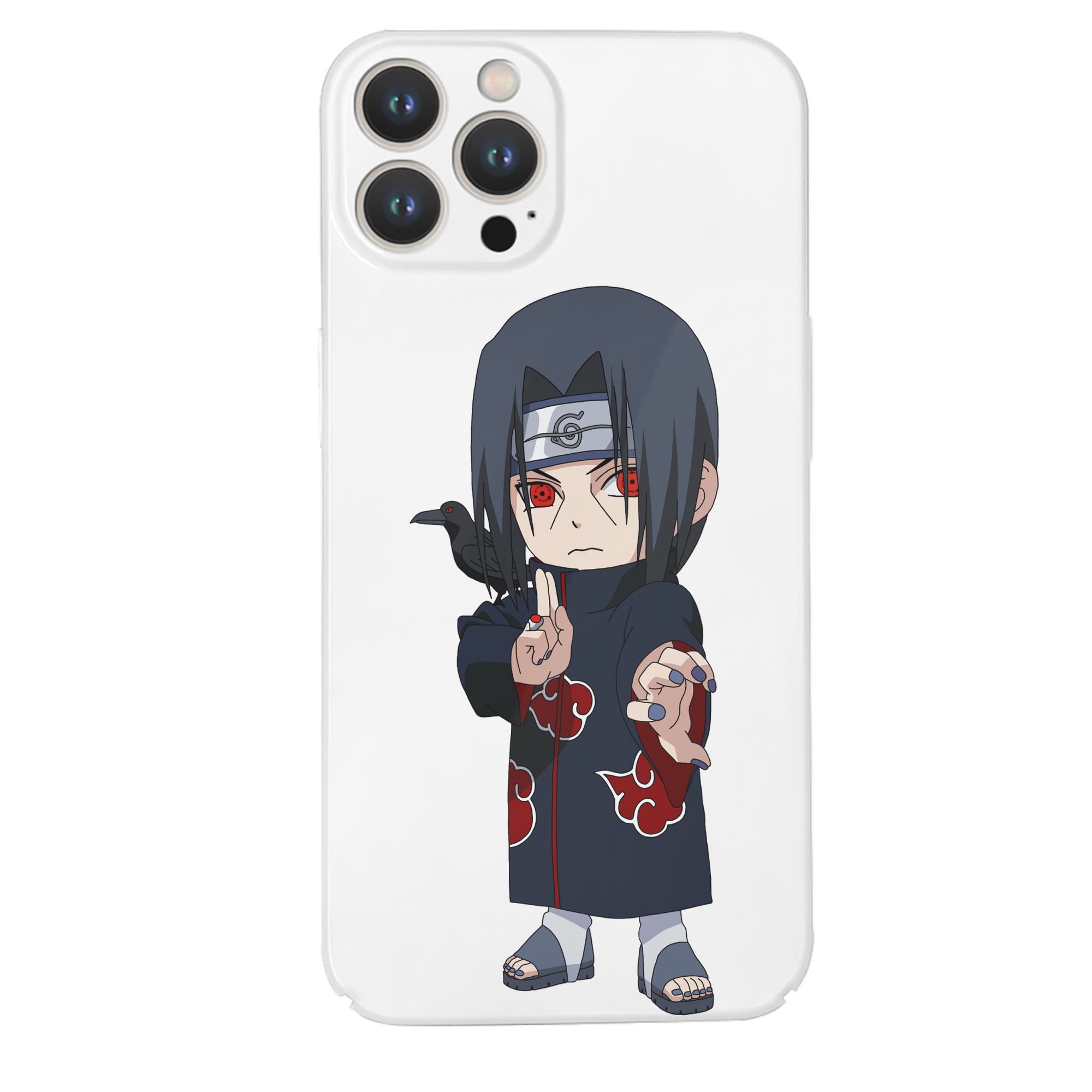 （画像用） NARUTO -ナルト- うちは イタチ Uchiha Itachi 【iPhone 14シリーズ対応】ハードケース